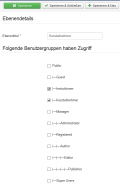Zugriffsebenen